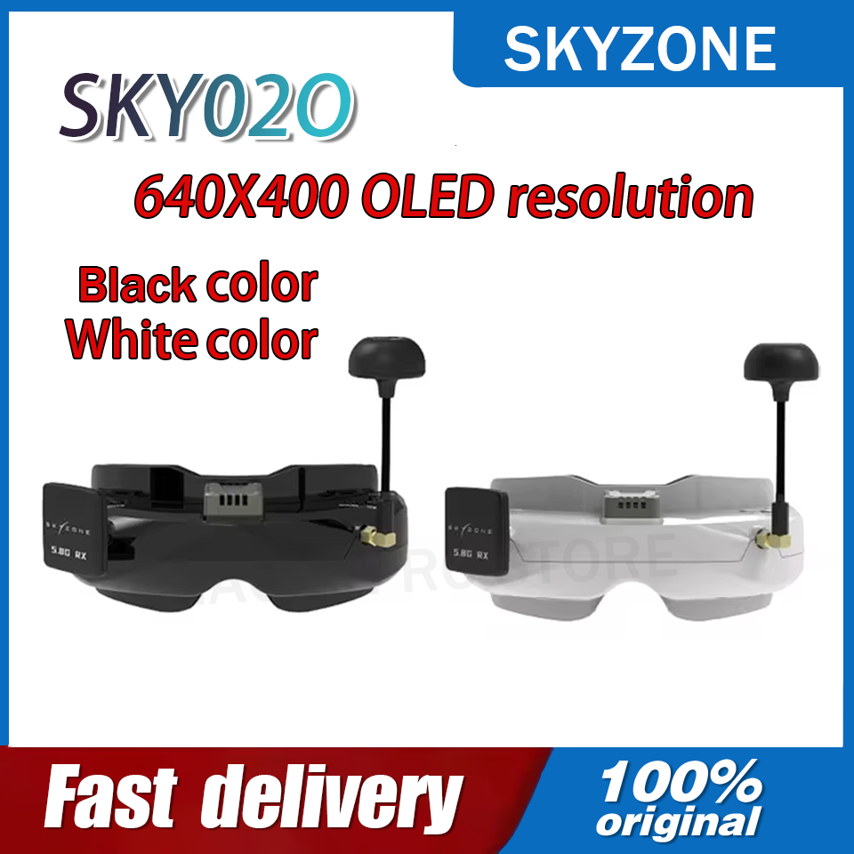 แว่นตา FPV SKYZONE SKY02O OLED - Fpv Drone Battery บทวิจารณ์และราคา
