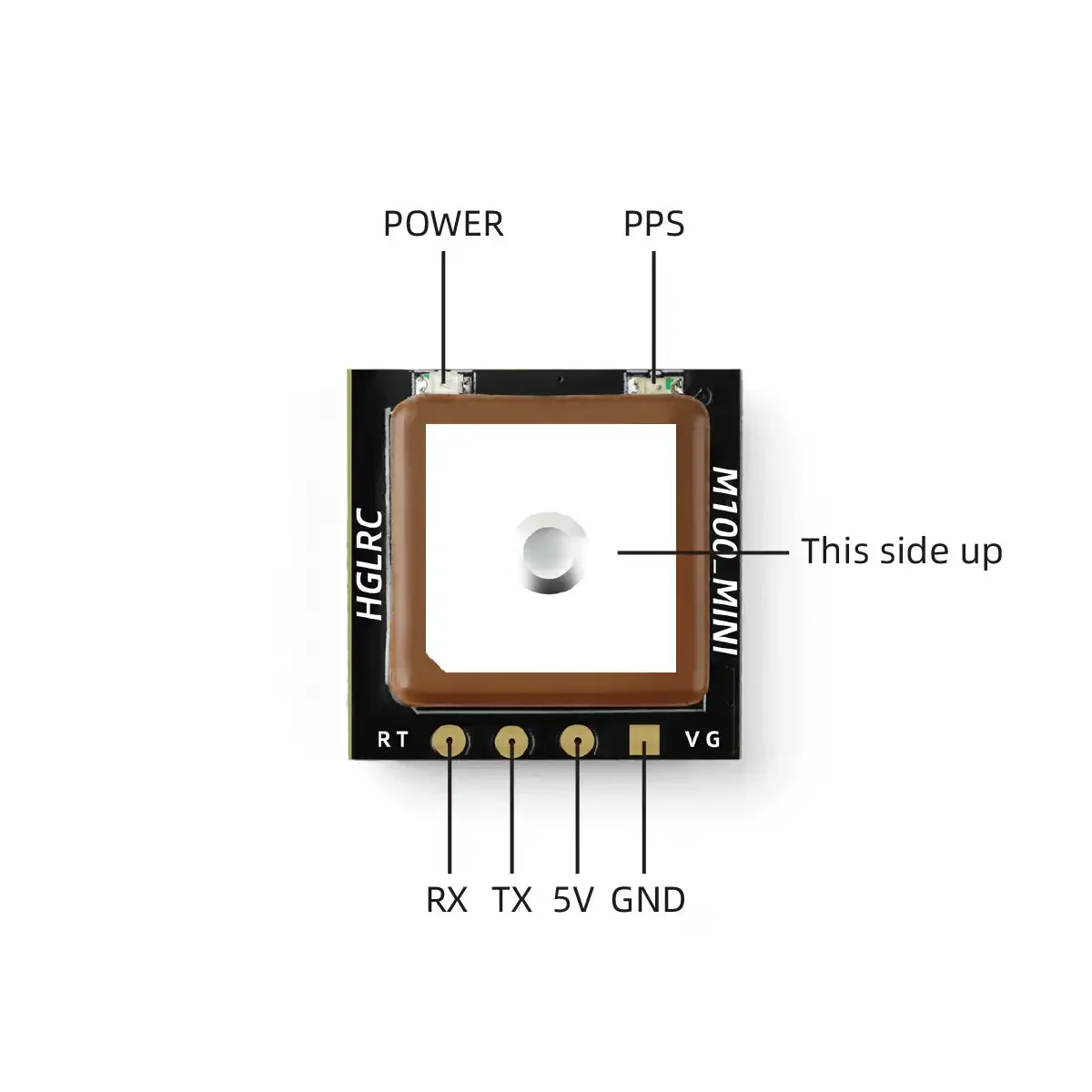 HGLRC M100 มินิ GPS โมดูล M10  - Fpv Drone Antenna บทวิจารณ์และราคา