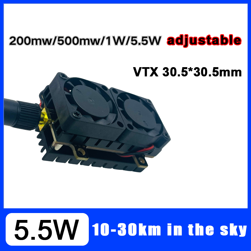 ยาว 5.8GHz 5.5W เครื่องส่งสัญญ - Fpv Drone Vtx บทวิจารณ์และราคา